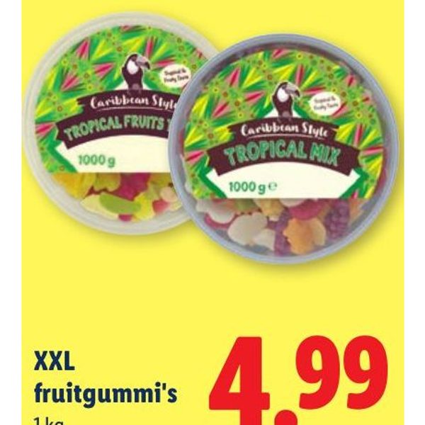 XXL Fruitgummi's