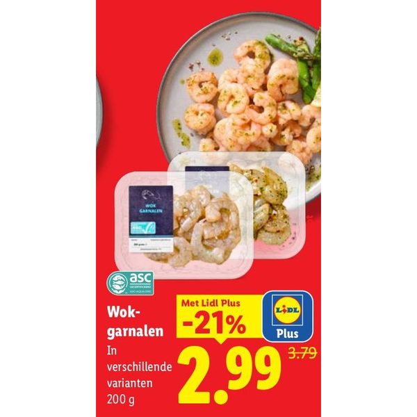 Wokgarnalen