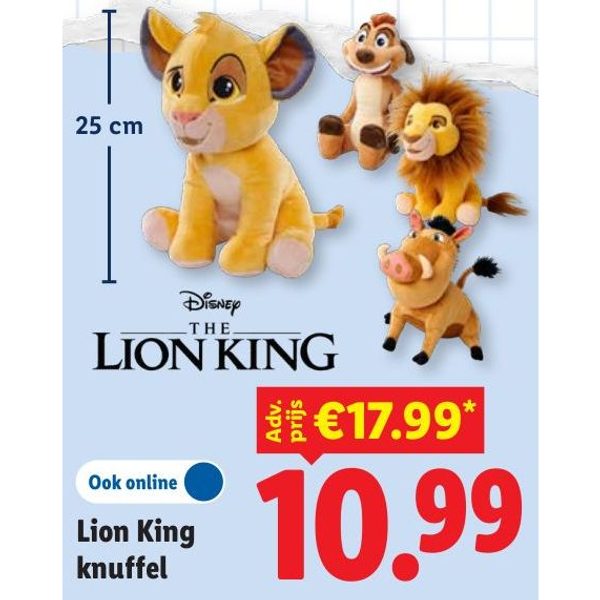 Lion King knuffel