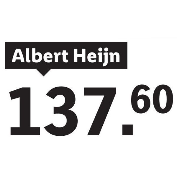 Albert Heijn winkelwagen totaal