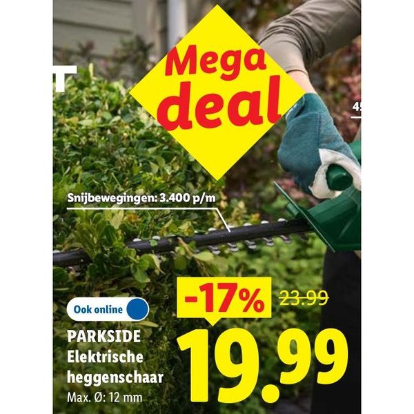 Parkside Elektrische heggenschaar