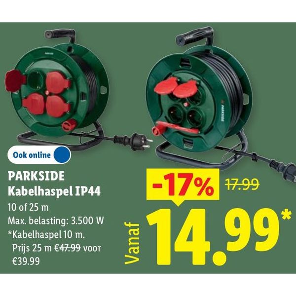 Kabelhaspel IP44