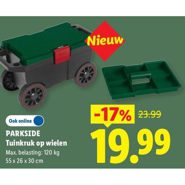 Parkside Tuinkruk op wielen