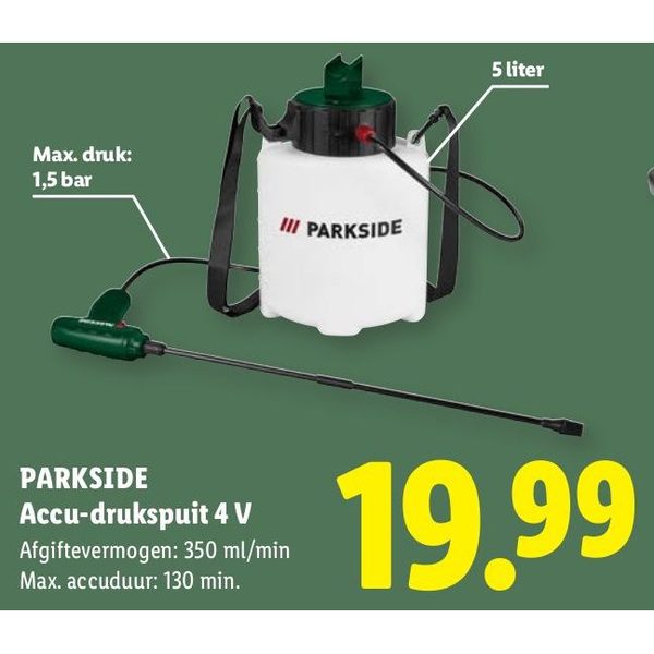 Parkside Accu-drukspuit 4V