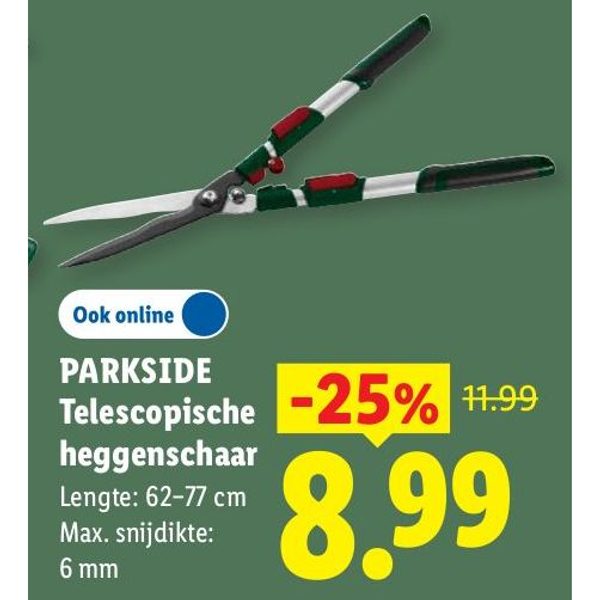 Parkside Telescopische heggenschaar
