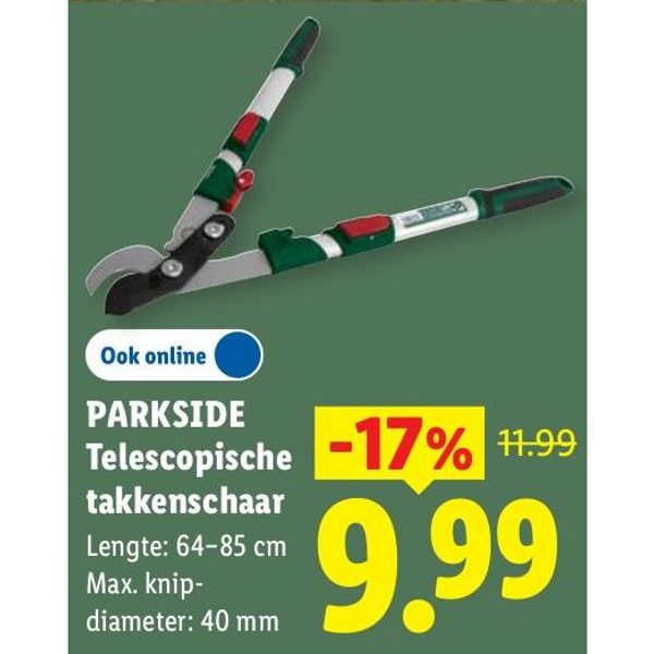 Parkside Telescopische takkenschaar