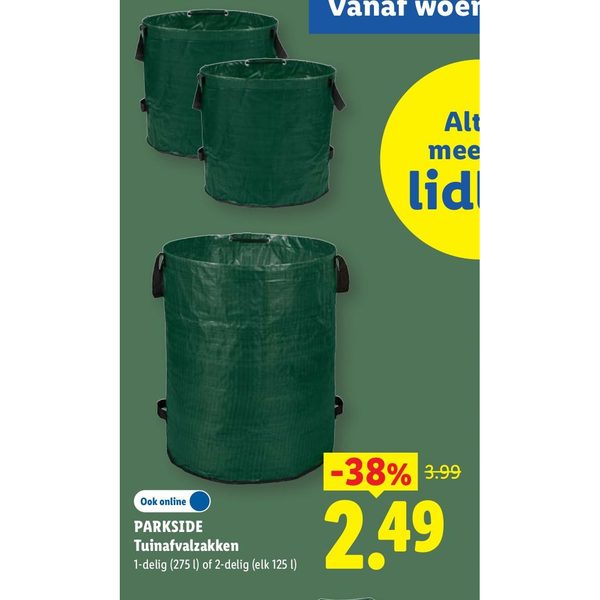 Parkside Tuinafvalzakken