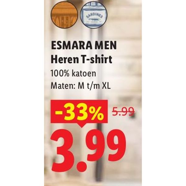 ESMARA MEN Heren T-shirt
