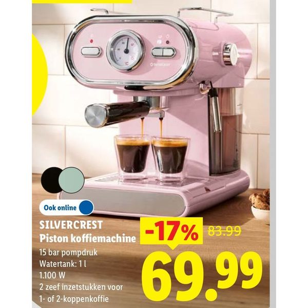 Piston koffiemachine
