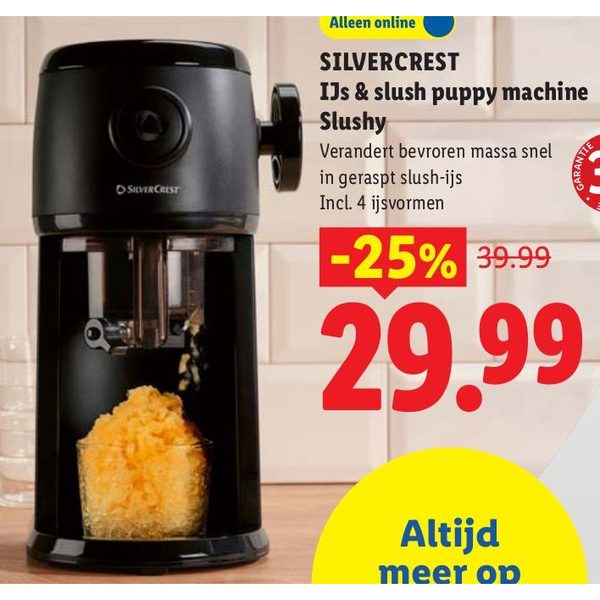 Silvercrest IJs & slush puppy machine