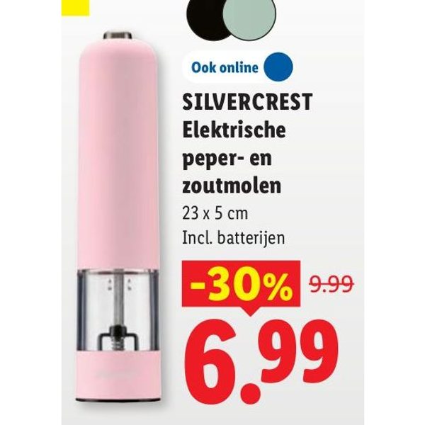 Silvercrest Elektrische peper- en zoutmolen