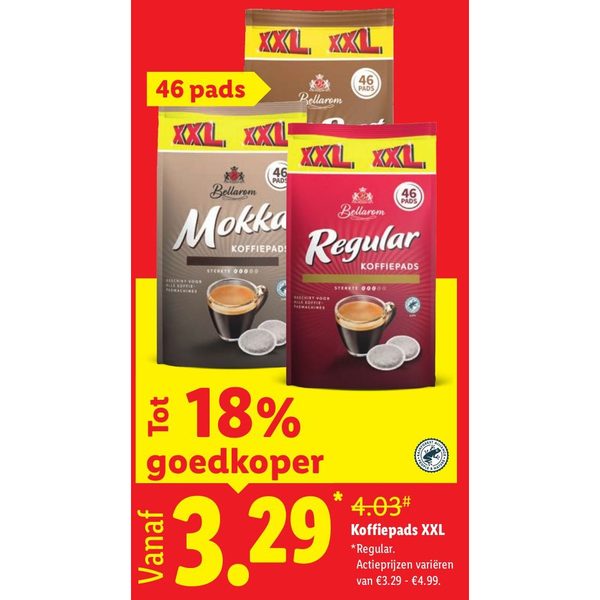 Bellarom Koffiepads XXL
