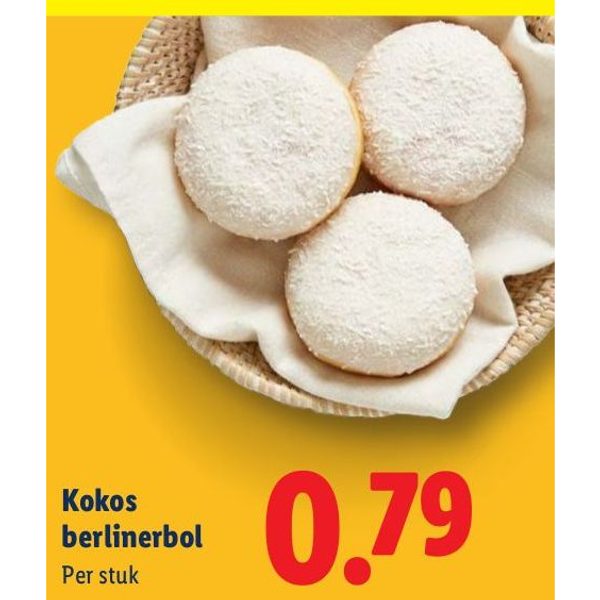 Kokos berlinerbol