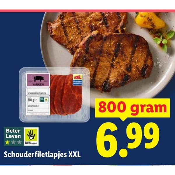 Schouderfiletlapjes XXL