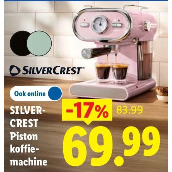 Silvercrest Piston koffiemachine