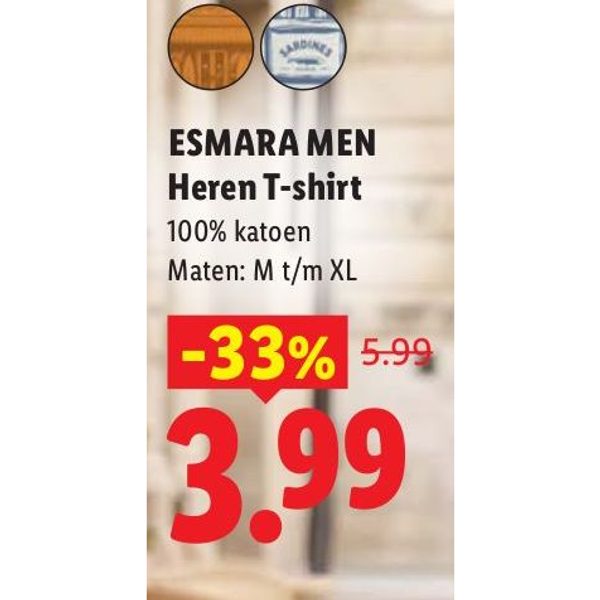 Esmara Men Heren T-shirt