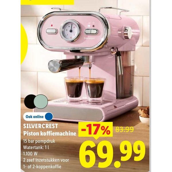 SILVERCREST Piston koffiemachine