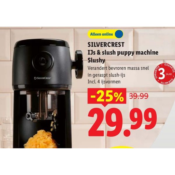Silvercrest IJs & slush puppy machine