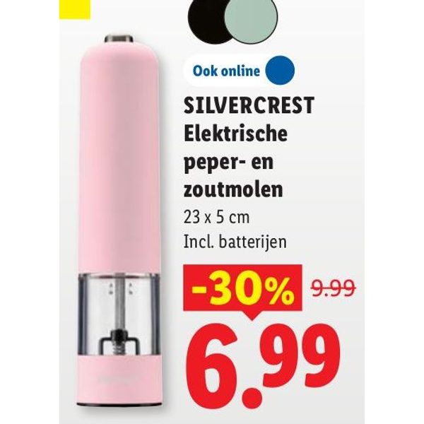 Silvercrest Elektrische peper- en zoutmolen