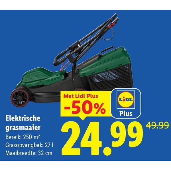 Elektrische grasmaaier