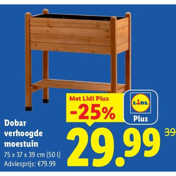 Dobar verhoogde moestuin
