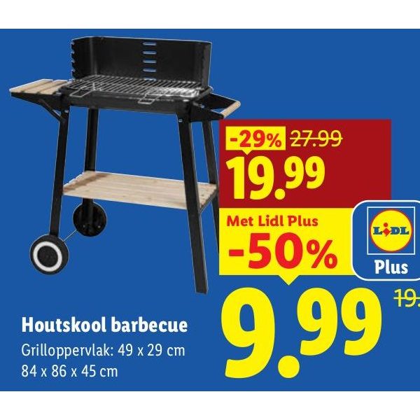 Houtskool barbecue