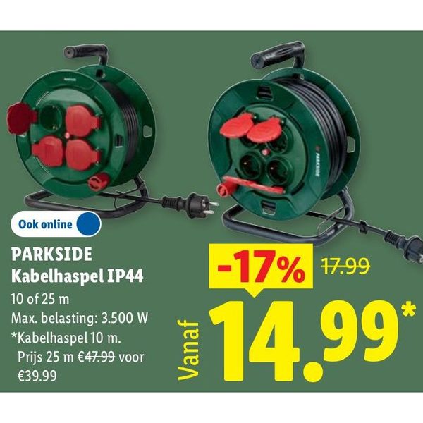 PARKSIDE Kabelhaspel IP44
