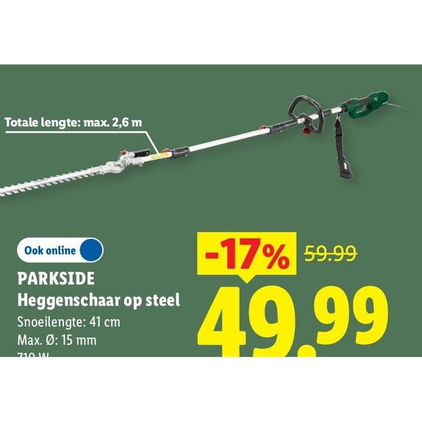 PARKSIDE Heggenschaar op steel