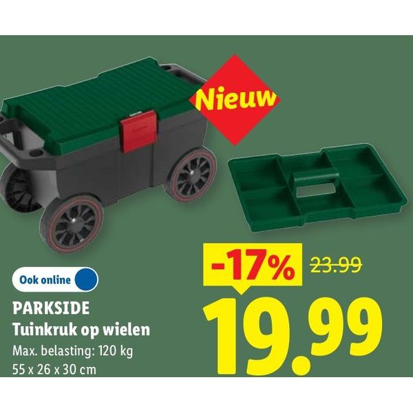 Parkside Tuinkruk op wielen