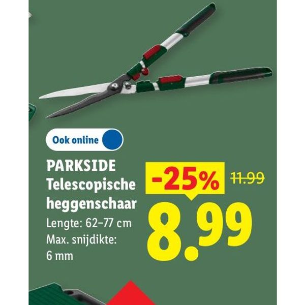 Parkside Telescopische heggenschaar