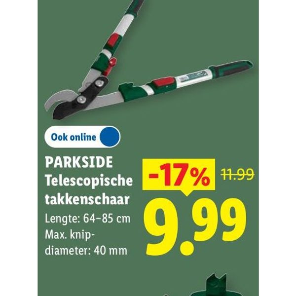 Parkside Telescopische takkenschaar