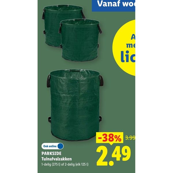 PARKSIDE Tuinafvalzakken