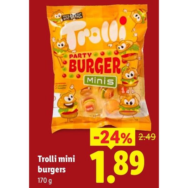 Trolli mini burgers