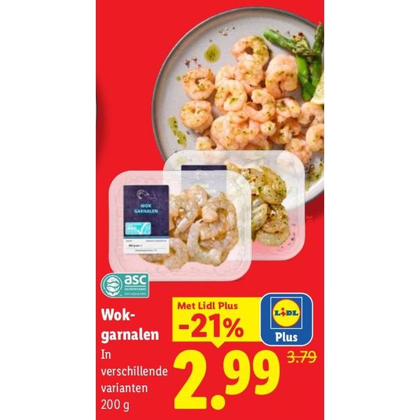 Wokgarnalen