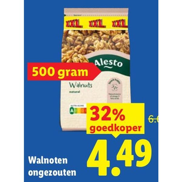Walnoten ongezouten