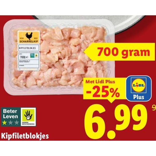 Kipfiletblokjes