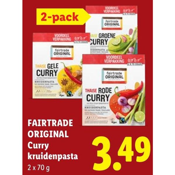 Fairtrade Original Curry kruidenpasta