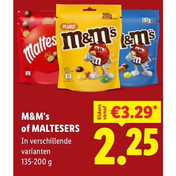 M&M's of MALTESERS