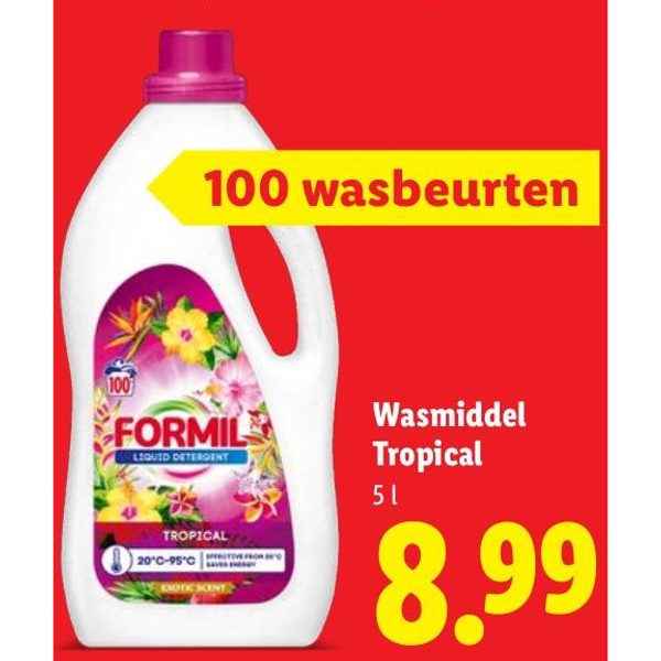 Wasmiddel Tropical