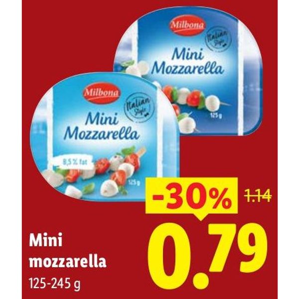 Mini mozzarella
