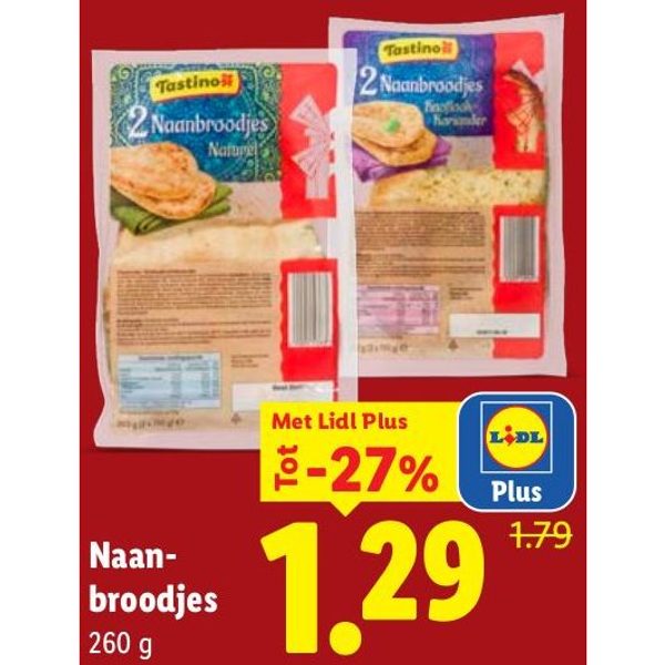 Naanbroodjes