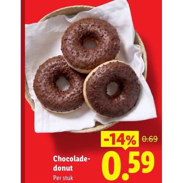Chocolade-donut