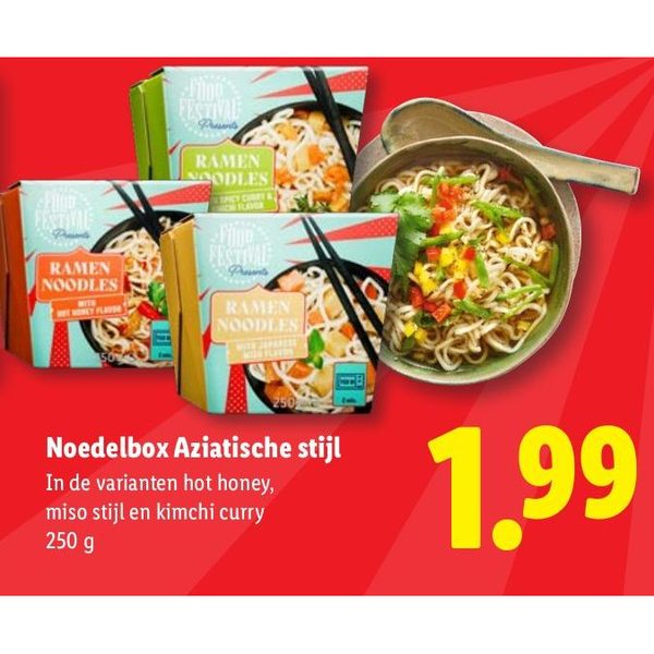 Noedelbox Aziatische stijl