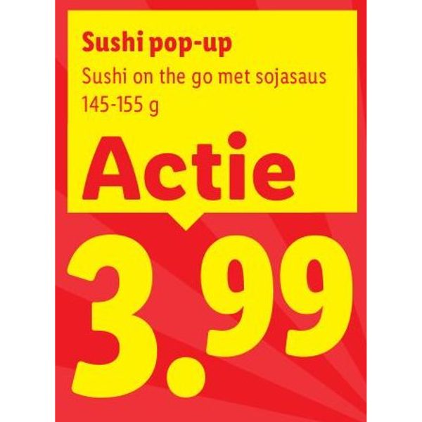Sushi pop-up
