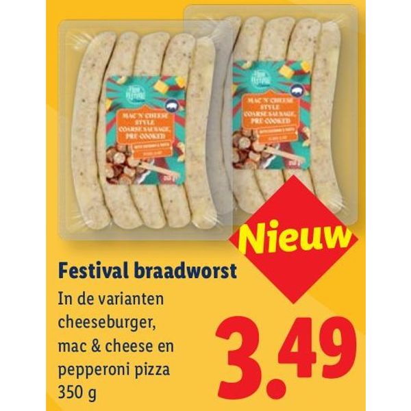Festival braadworst