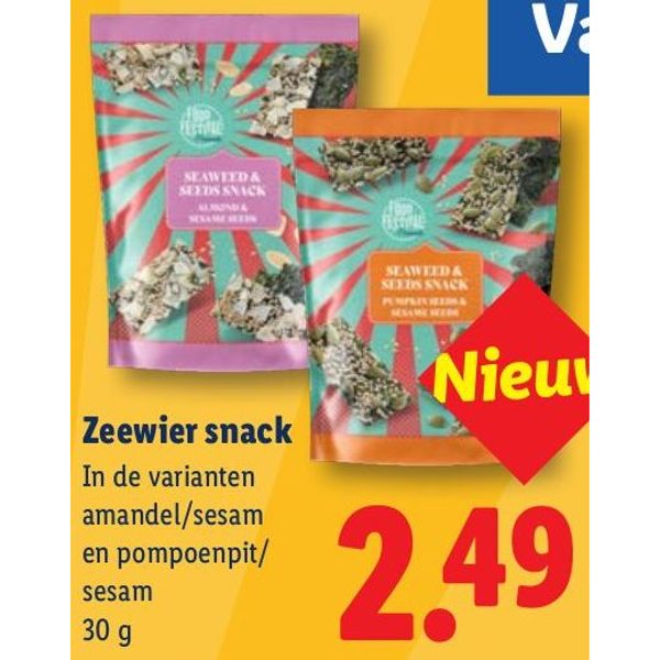 Zeewier snack