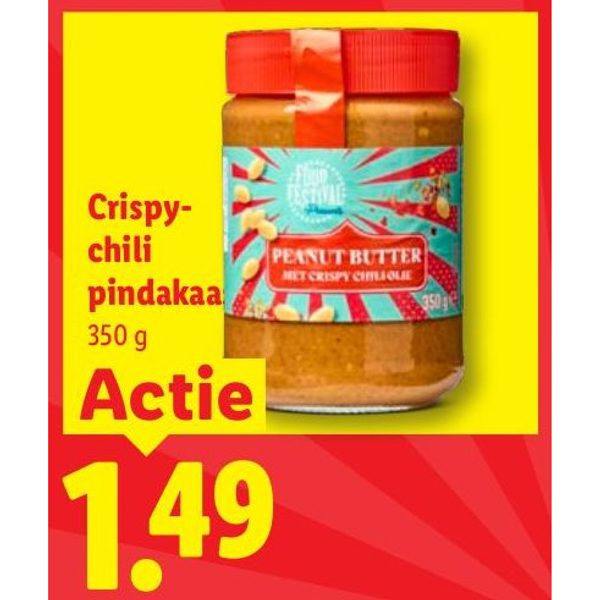 Crispy-chili pindakaas