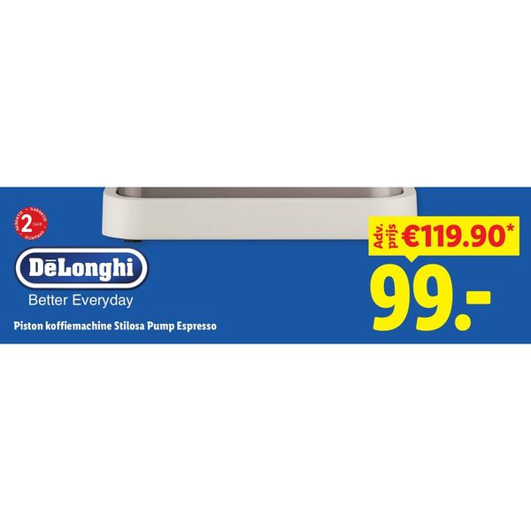DeLonghi Piston koffiemachine Stilosa Pump Espresso