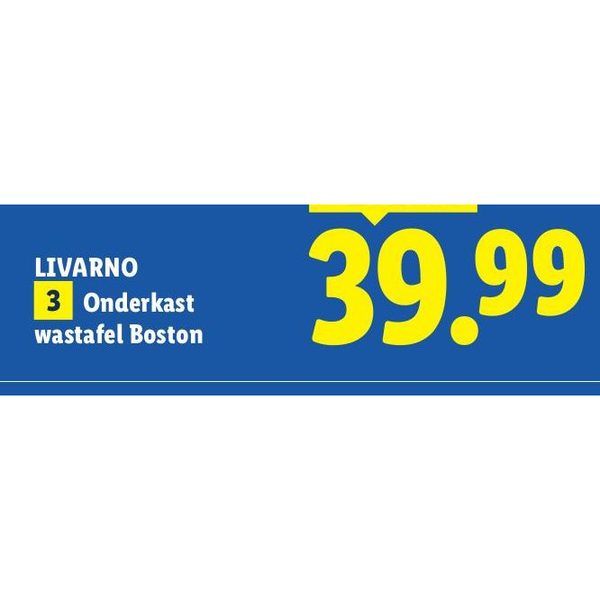 LIVARNO Onderkast wastafel Boston