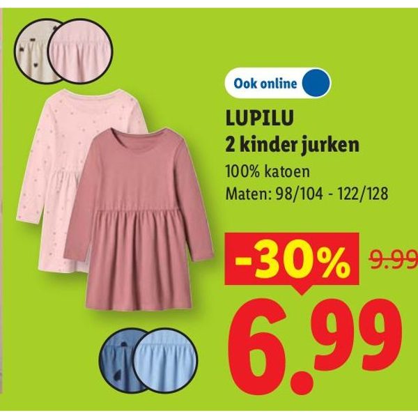 Lupilu 2 kinder jurken